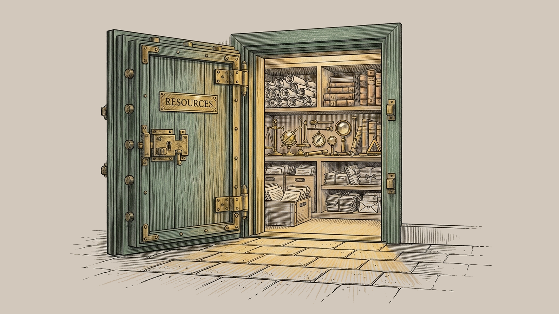 SquareShift Resources Hub overview: 5 content categories including Blog Articles, Calculators and Tools, Guides and Playbooks, Webinars and Events, and Newsletter, with 100+ Free Resources badge