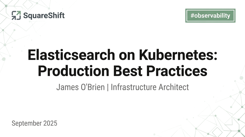 Elasticsearch cost optimization deep dive webinar